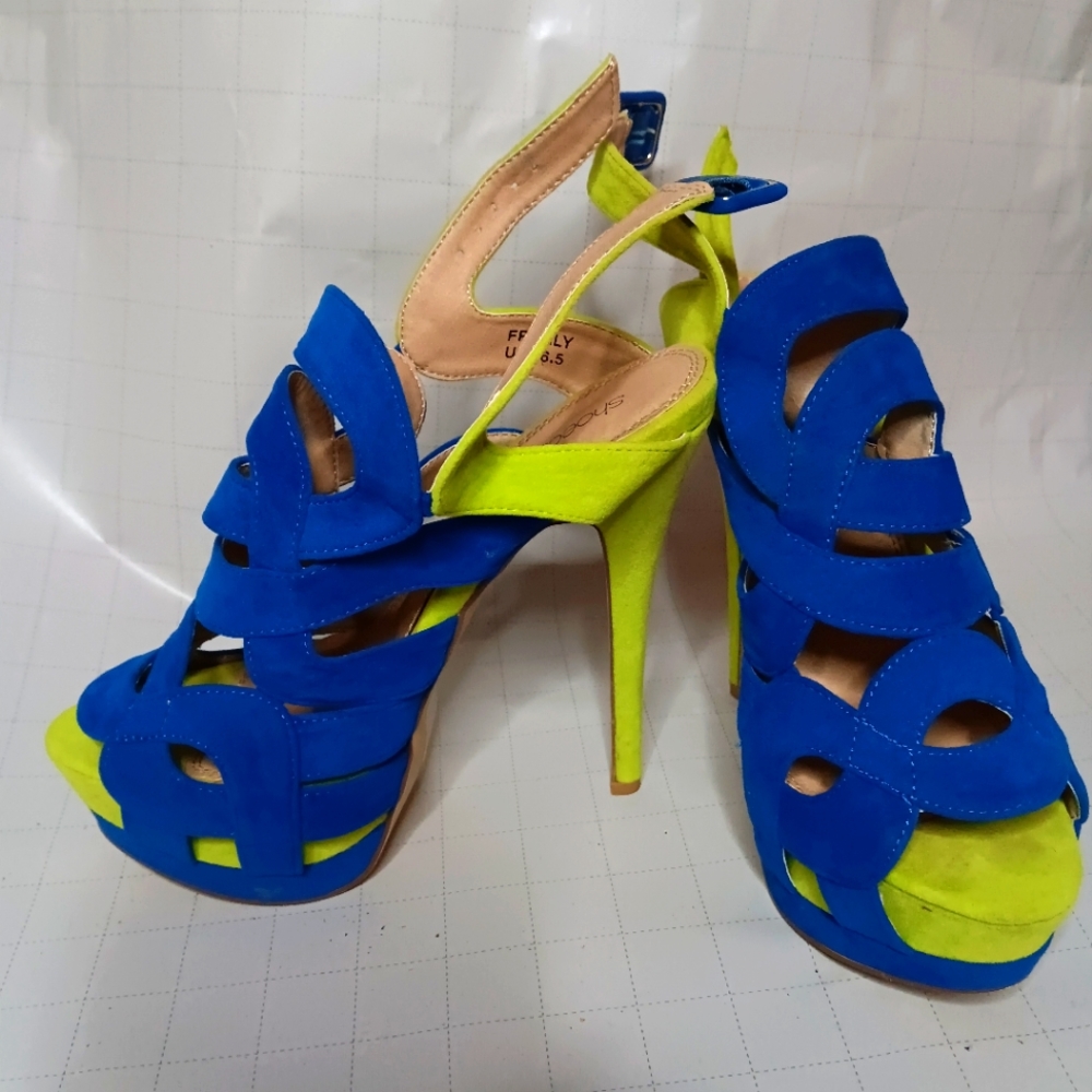 Platform stiletto high heel